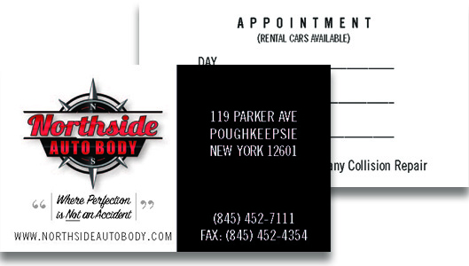 Northside Auto Body business card